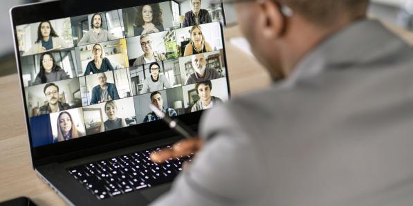 Videoconferencing online meeting
