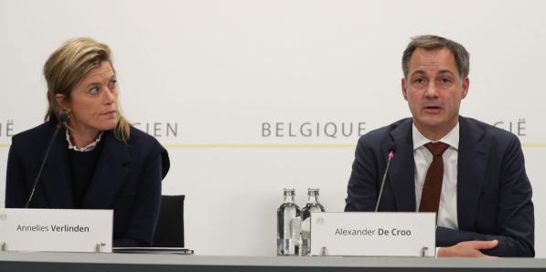 Annelies Verlinden en Alexander De Croo