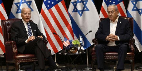 Joe Biden en Benjamin Netanyahu