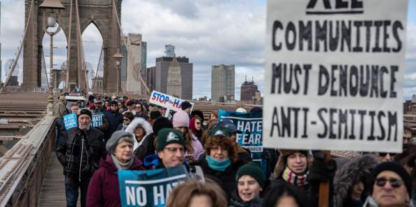 Protest New York antisemitsm