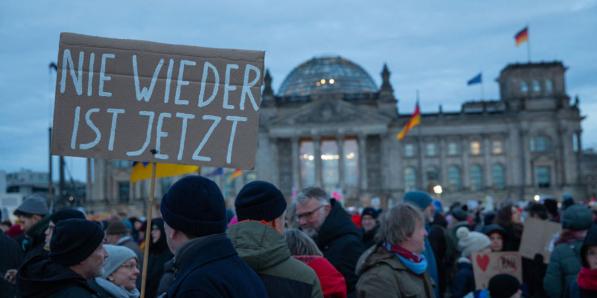 Protest tegen AfD in Duitsland