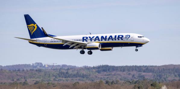 Un avion de Ryanair