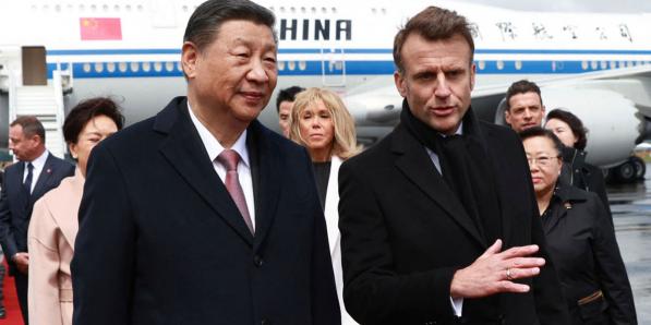 Xi Jinping Emmanuel Macron
