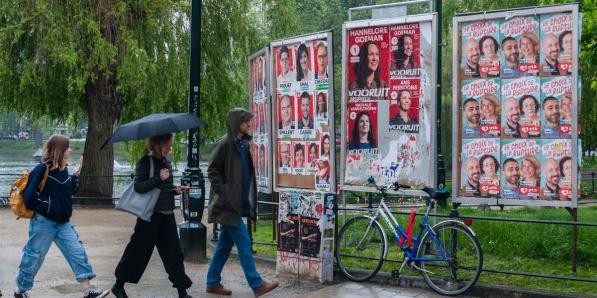 Verkiezingen affiches Brussel