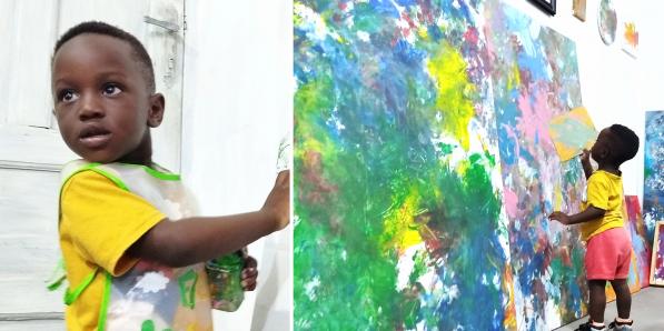 Ace-Liam est le plus jeune peintre du monde