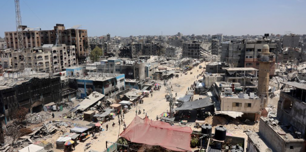 Jabalia refugee camp, in the northern Gaza Strip on June 7