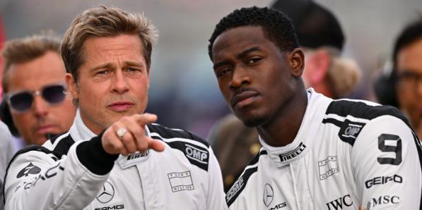 Brad Pitt en Belgique Apex F1