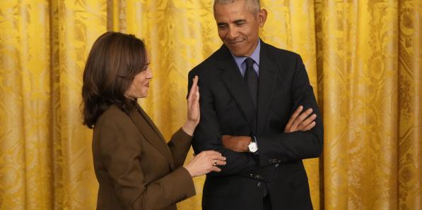 Barack Obama et Kamala Harris