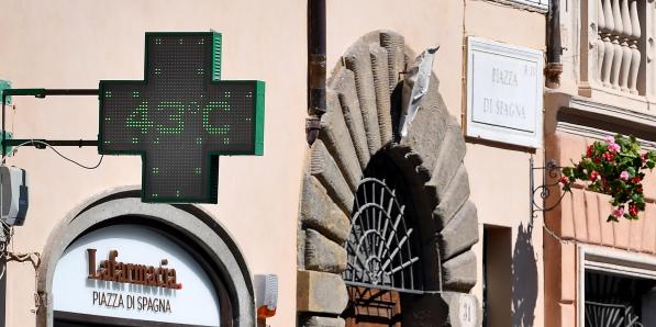 Canicule à Rome le 27 juillet 2024