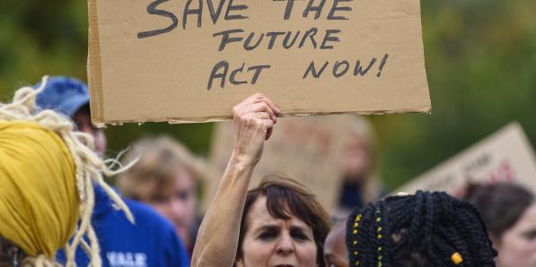 Manifestation pour le climat