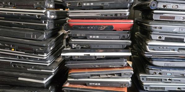 laptops recycled stapel