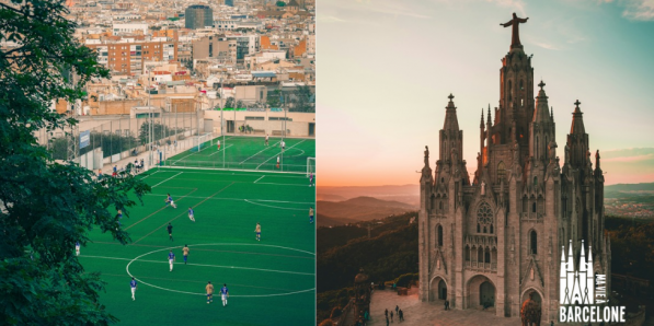 Barcelone - Crédits Unsplash et Montage Flair