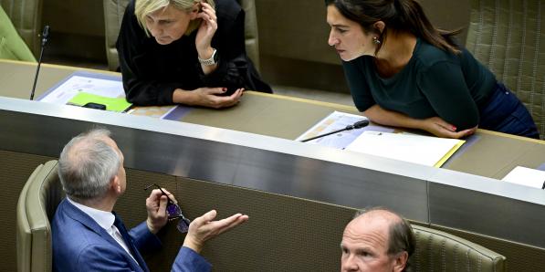 Matthias Diependaele, Hilde Crevits et Zuhal Demir