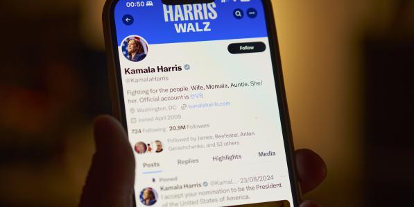 Compte de Kamala Harris sur X