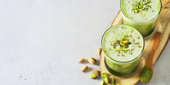 Pistachio Iced Matcha Latte - Getty