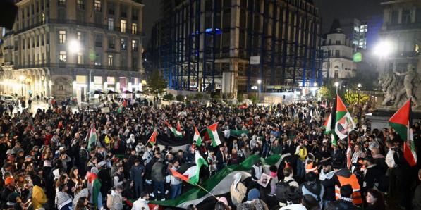 Manifestanten Brussel