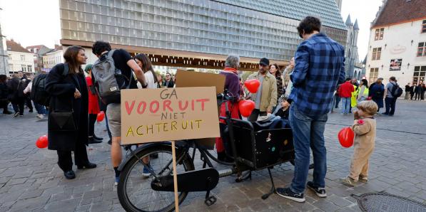 Gent protest stadshal