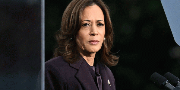 Kamala Harris op woensdag.