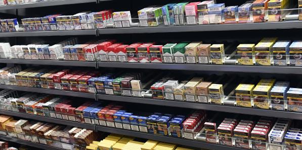 Tabac vendu en magasin