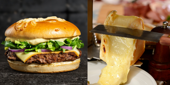 Burger raclette - Montage Flair