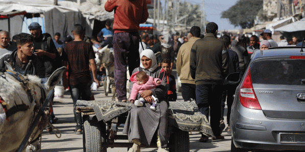 Deir Al Balah, Gaza, op woensdag.