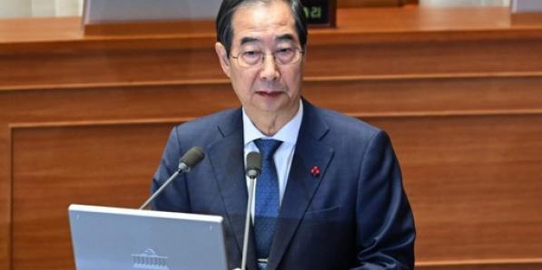 Han Duck-soo, président par intérim Corée du Sud