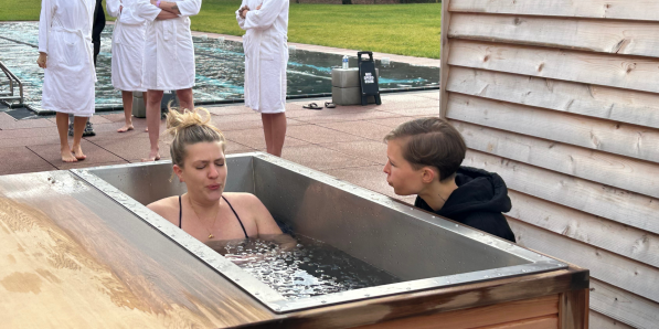 ice bath bain glacé