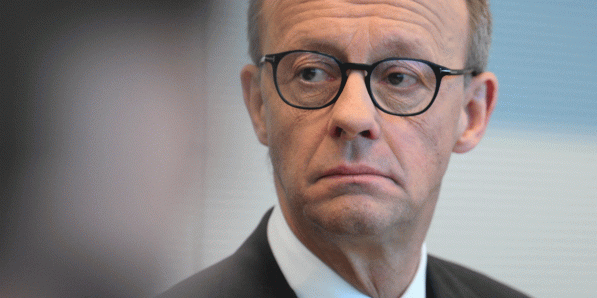 Friedrich Merz (CDU) op vrijdag.