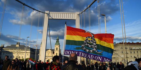 Pride protest
