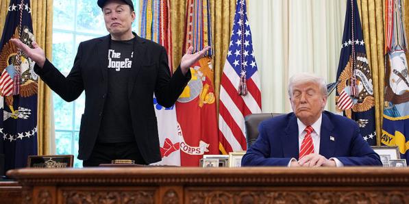 Elon Musk en Donald Trump