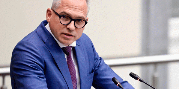 Matthias Diependaele (N-VA) op woensdag.