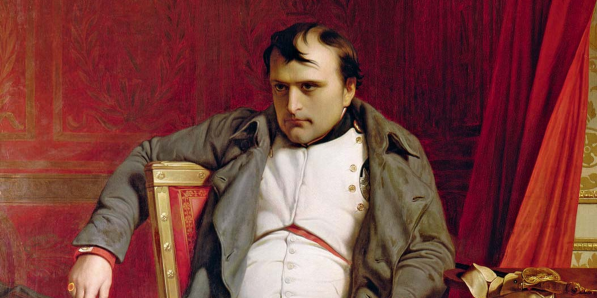 Paul (Hippolyte) Delaroche, Napoleon na zijn abdicatie, 1840. Musée de l’Armée, Paris. Bridgeman Images