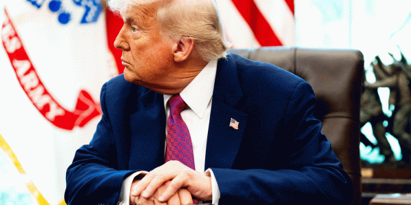 Donald Trump op 5 juni.