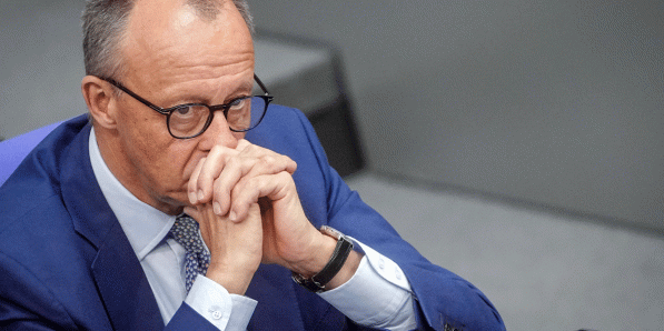 'Friedrich Merz moet zich meer soeverein moeten opstellen tegenover de SPD en de Groenen.'