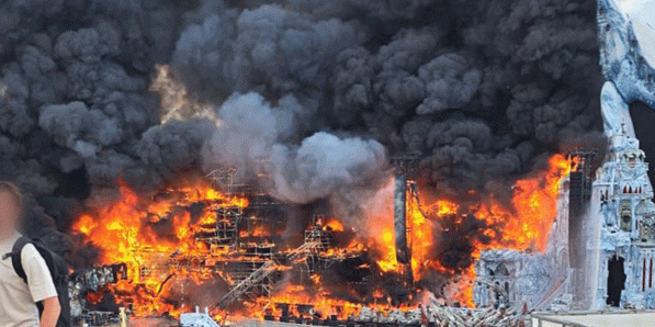Het hoofdpodium van Tomorrowland op woensdag