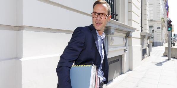 Minister van Consumentenbescherming Rob Beenders (Vooruit) afgelopen vrijdag.