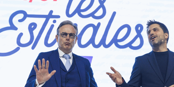 Bart De Wever (N-VA) en Georges-Louis Bouchez (MR) op zondag