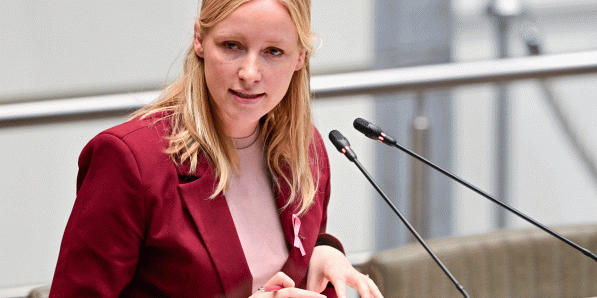 Melissa Depraetere (Vooruit) op woensdag.