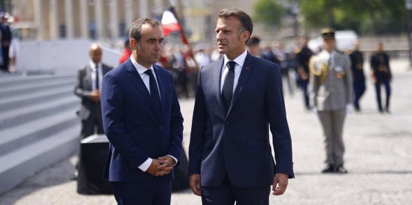 president macron, premier lecornu