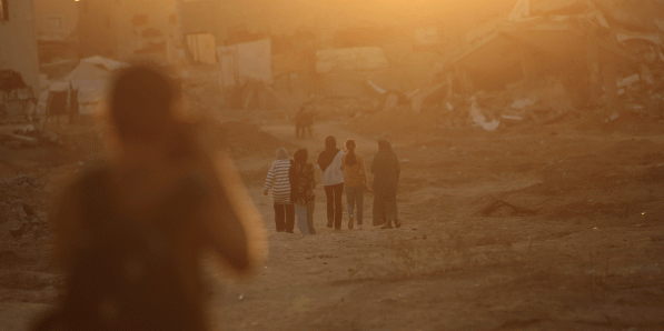 Deir al-Balah, Gaza, op vrijdag.