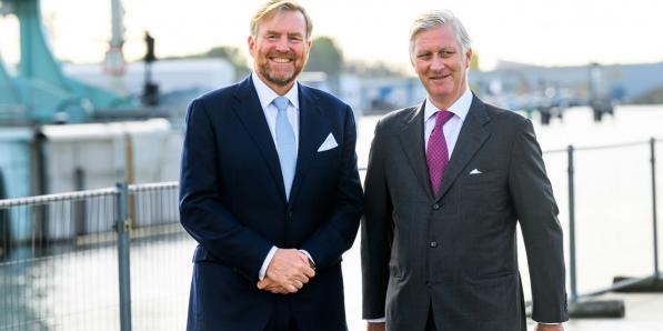 Koning WIllem-Alexander en koning Filip