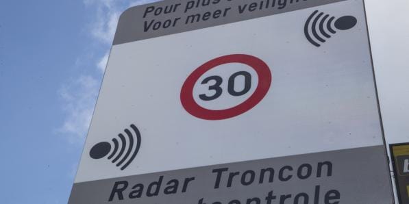 Radars tronçons Flandre