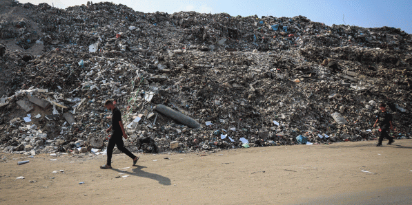 Gaza-stad op 11 november.