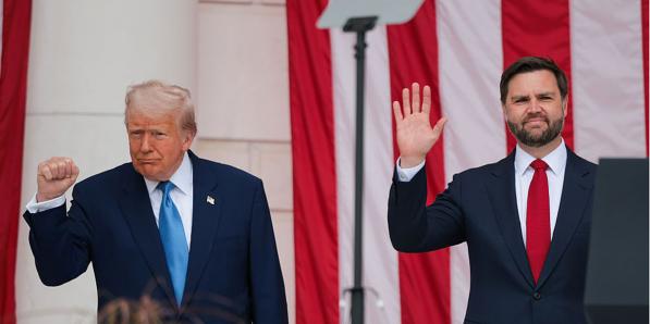 Donald Trup en JD Vance