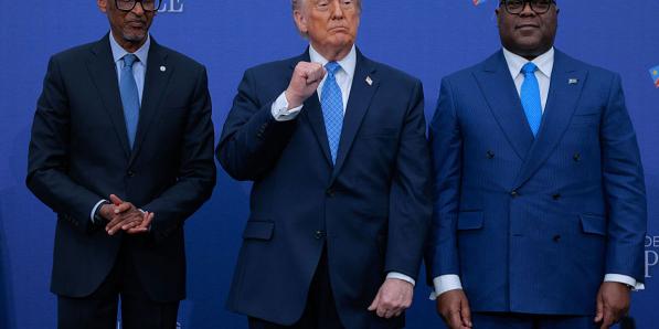Paul Kagame Donald Trump Felix Tshisekedi