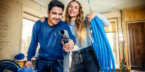 luca en sarvar uit huis gemaakt