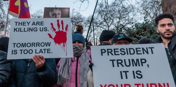 Protest Londen Iran