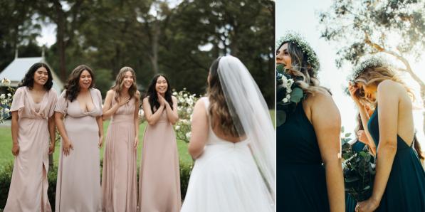bruid bruidsmeisjes