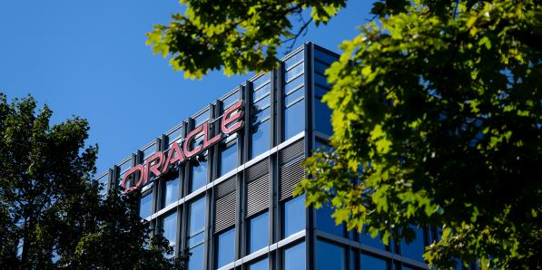 Het Duitse hoofdkantoor van Oracle in Munchen.