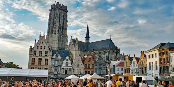 langste veggietafel mechelen